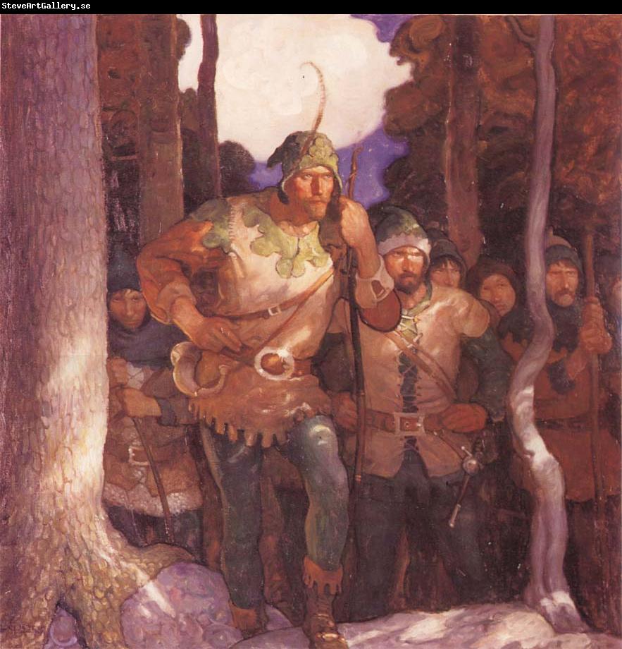 NC Wyeth Robin Hood and the Men of Greenwood